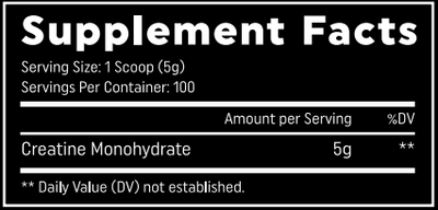 CREATINE MONOHYDRATE